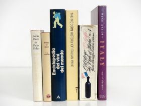 A Selection of 6 Books:- Wines of Italy, TA Layton 1961 Italian Wines, Philip Dallas 1974 I Catalogo