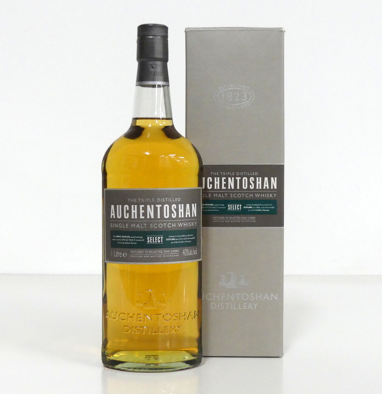 1 litre bt Auchentoshan Select Triple Distilled Single Malt Scotch Whisky 40% oc