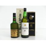 1 litre bt Black & White Choice Old Scotch Whisky 40% oc 1 75-cl bt Catto's 12YO Scotch Whisky 40%