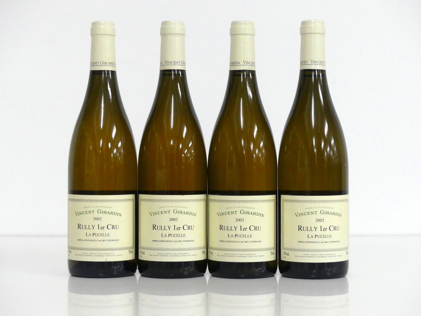 4 bts Rully 1er Cru La Pucelle 2002 Vincent Girardin hf/i.n