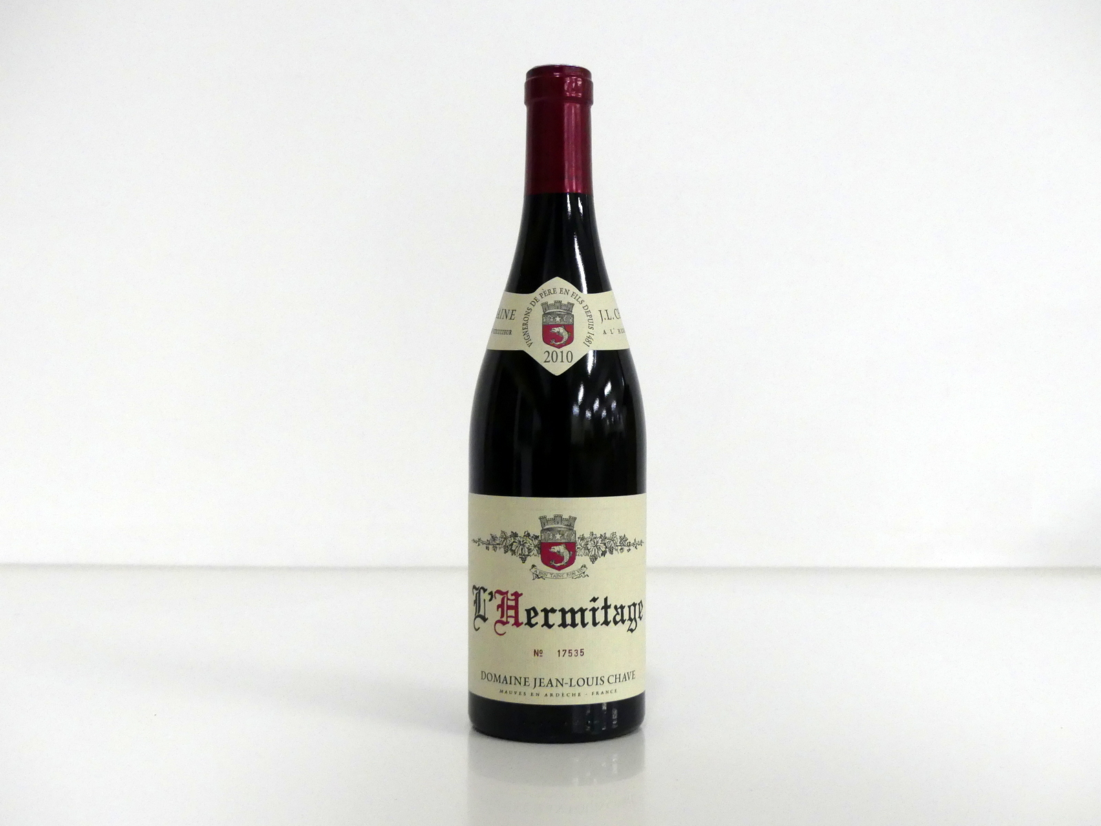 1 bt L'Hermitage 2010 Dom Jean-Louis Chave hf