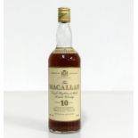 1 75-cl bt Macallan 10YO Single Highland Malt Scotch Whisky matured in Sherry Wood