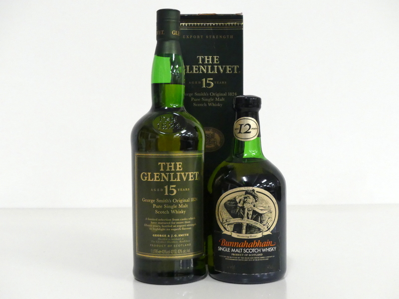 1 litre bt The Glenlivet 15YO George Smith's Original 1824 Pure Single Malt Scotch Whisky 43% oc 1