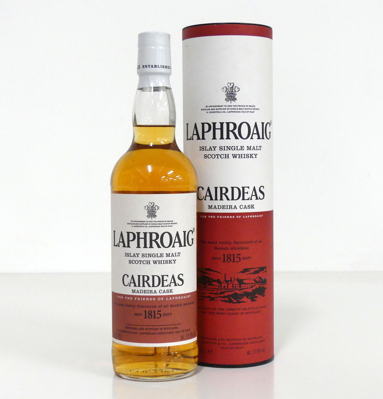 1 70-cl bt Laphroaig Cairdeas Madeira Cask Islay Single Malt Scotch Whisky 51.6% original tube