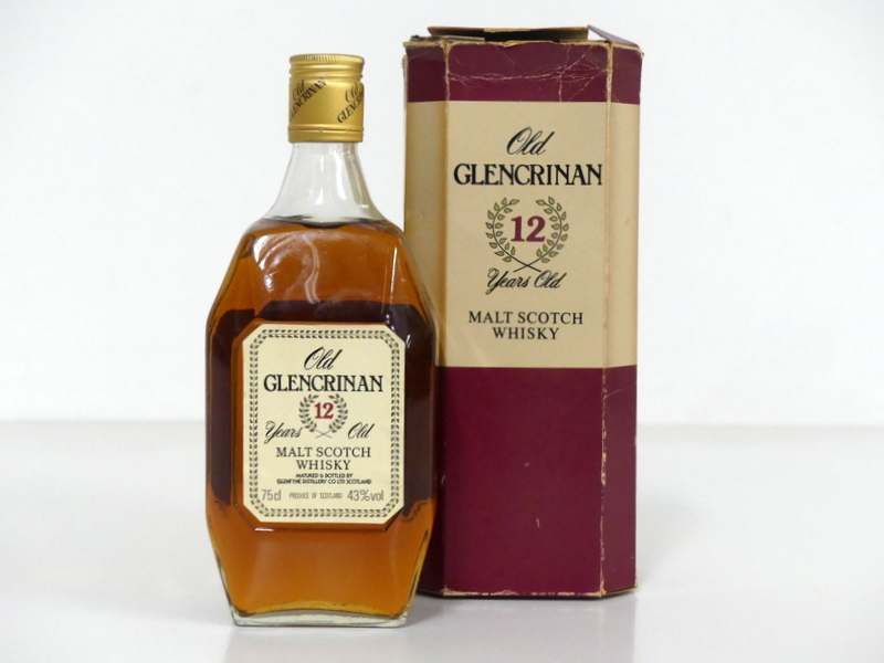 1 75-cl bt Old Glencrinan 12YO Malt Scotch Whisky 43% oc- damaged