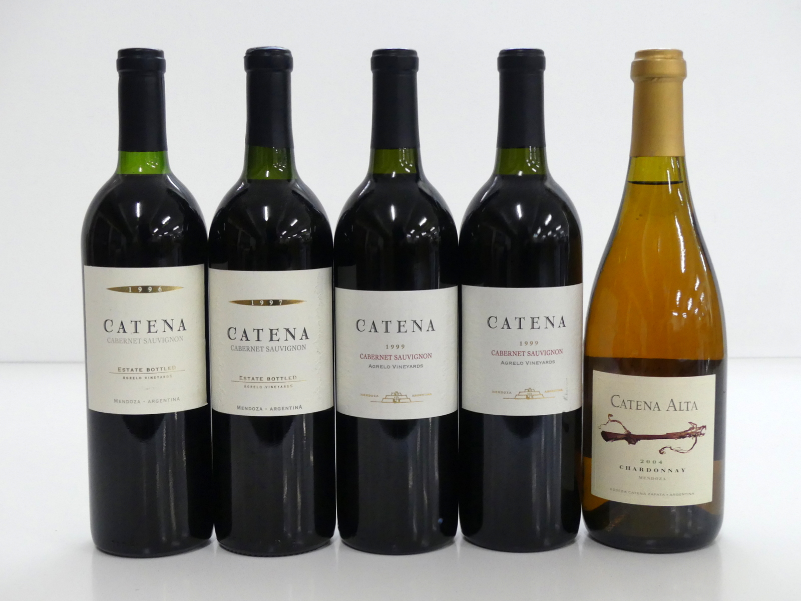 1 bt Catena Cabernet Sauvignon 1996 Mendoza vts 1 bt Catena Cabernet Sauvignon 1997 Mendoza ts 2 bts