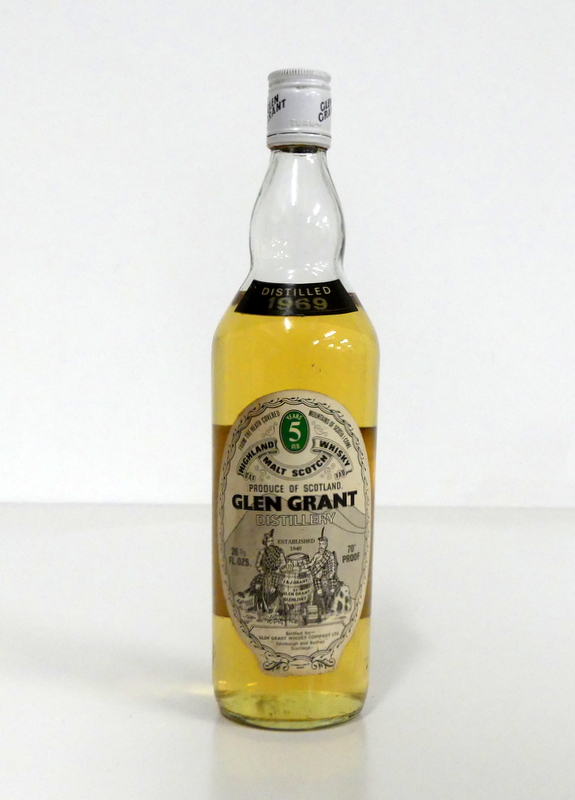 1 26 2/3 fl oz Glen Grant 1969 5YO Highland Malt Scotch Whisky 70° proof