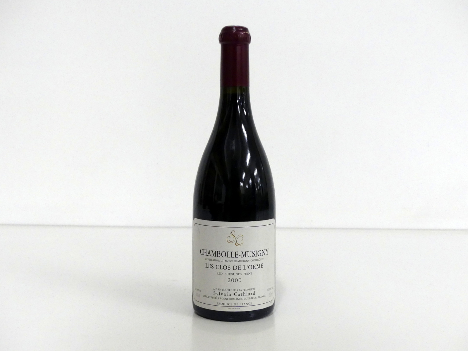 1 bt Chambolle Musigny Les Clos de L'Orme 2000 Sylvain Cathiard i.n