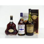 1 70-cl bt Hennessy XO Cognac 40% 1 70-cl bt Martell 3 Star Cognac 40° oc 1 litre bt Martell 3