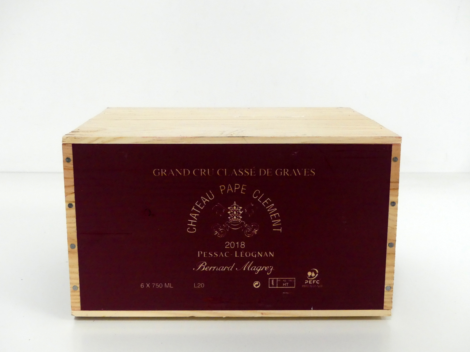 6 bts Ch. Pape-Clément 2018 owc Pessac (Graves) Cru Classé