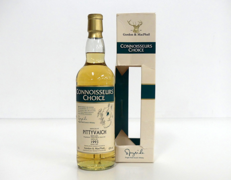 1 70- cl bt Gordon & MacPhail Connoisseurs Choice Pittyvaich Speyside Single Malt Scotch Whisky 1993