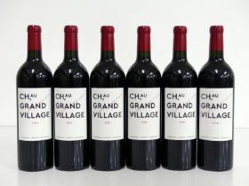 6 bts Ch. Grand Village 2020 Bordeaux Superieur (Ch. Lafleur Owned)