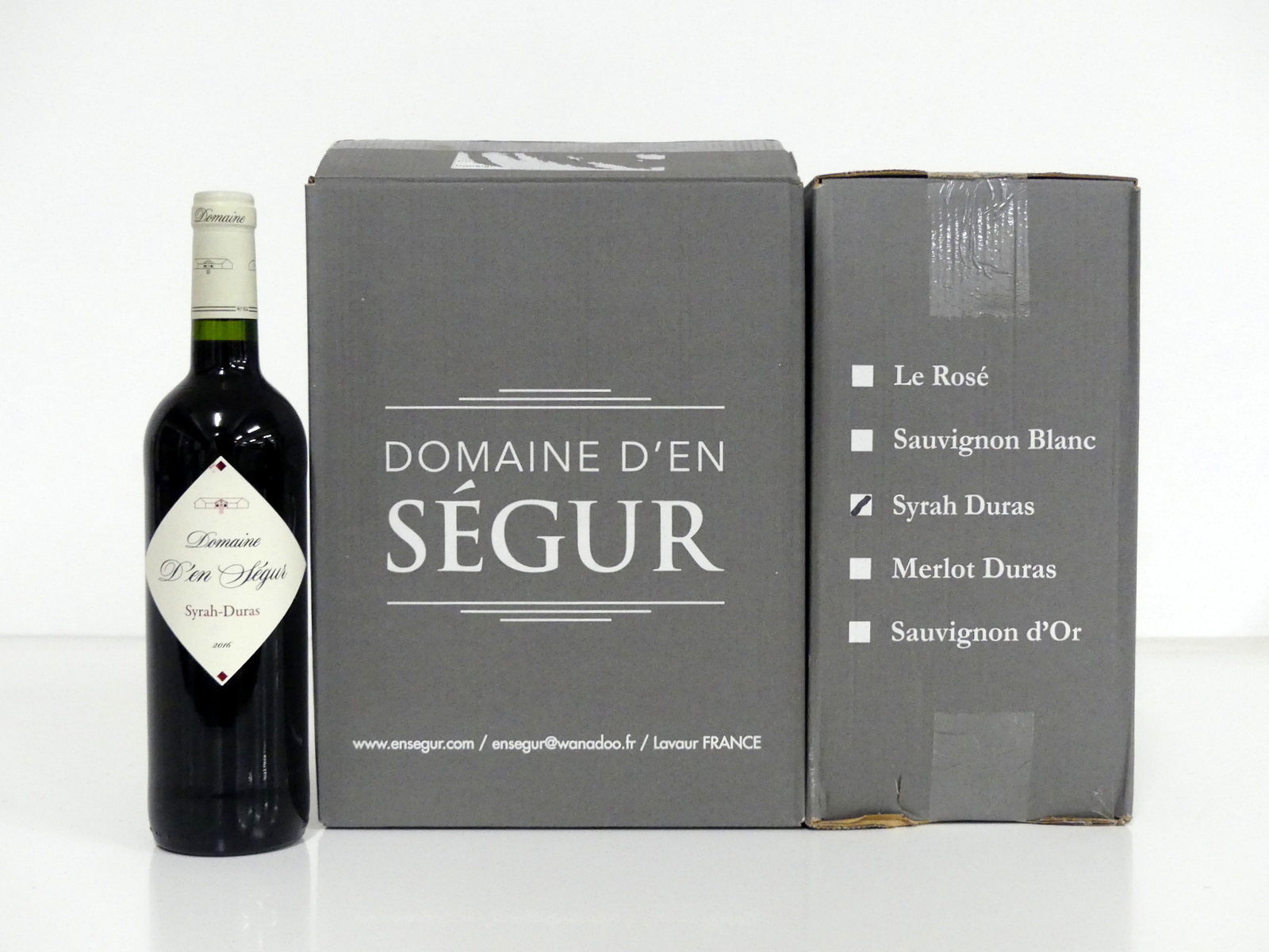 V 12 bts Dom D'En Ségur Syrah-Duras 2016 oc (2 x 6) Cotes du Tarn