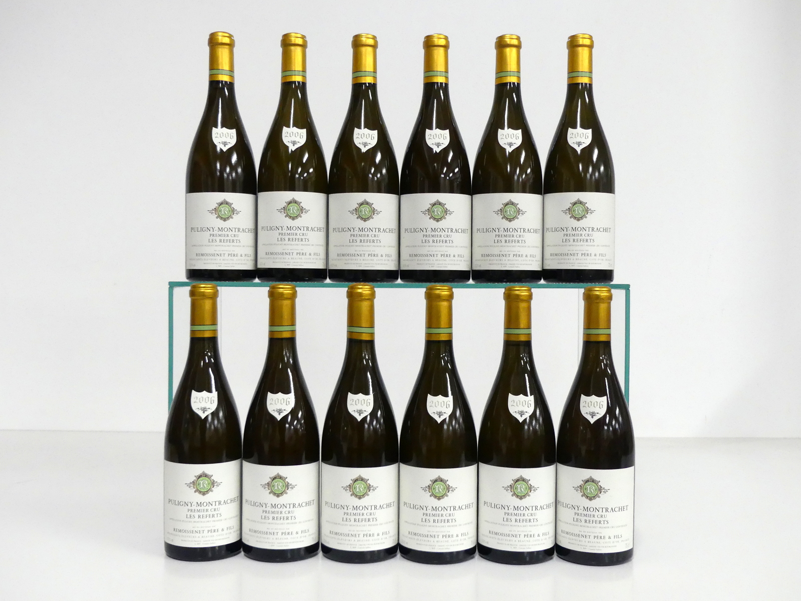 12 bts Puligny-Montrachet 1er Cru Les Referts 2006 oc Remoissenet Père et Fils 7 hf/i.n, 4 i.n, 1