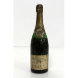 1 bt Krug Private Cuvée Champagne 1962, 21mm below neck label, ullaged- signs of seepage (