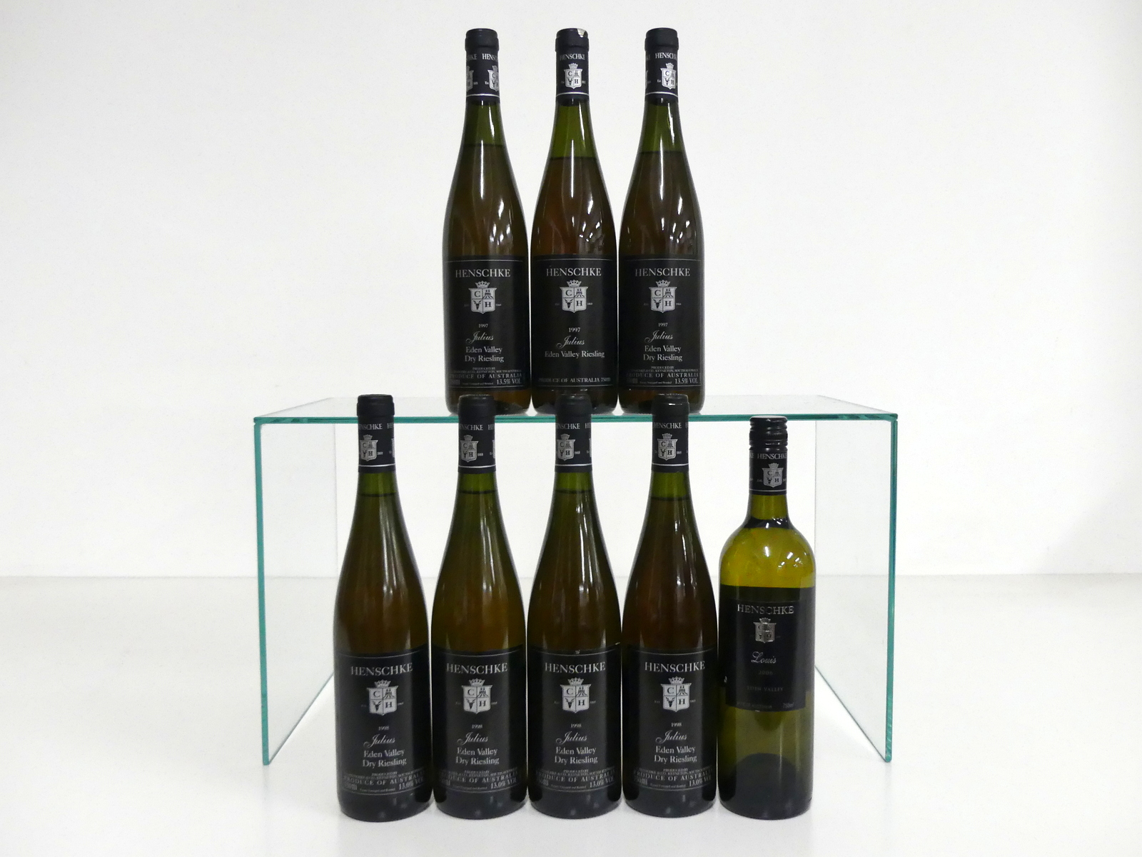 3 bts Henschke Julius Riesling 1997 Eden Valley 4 bts Henschke Julius Riesling 1998 Eden Valley 1 bt