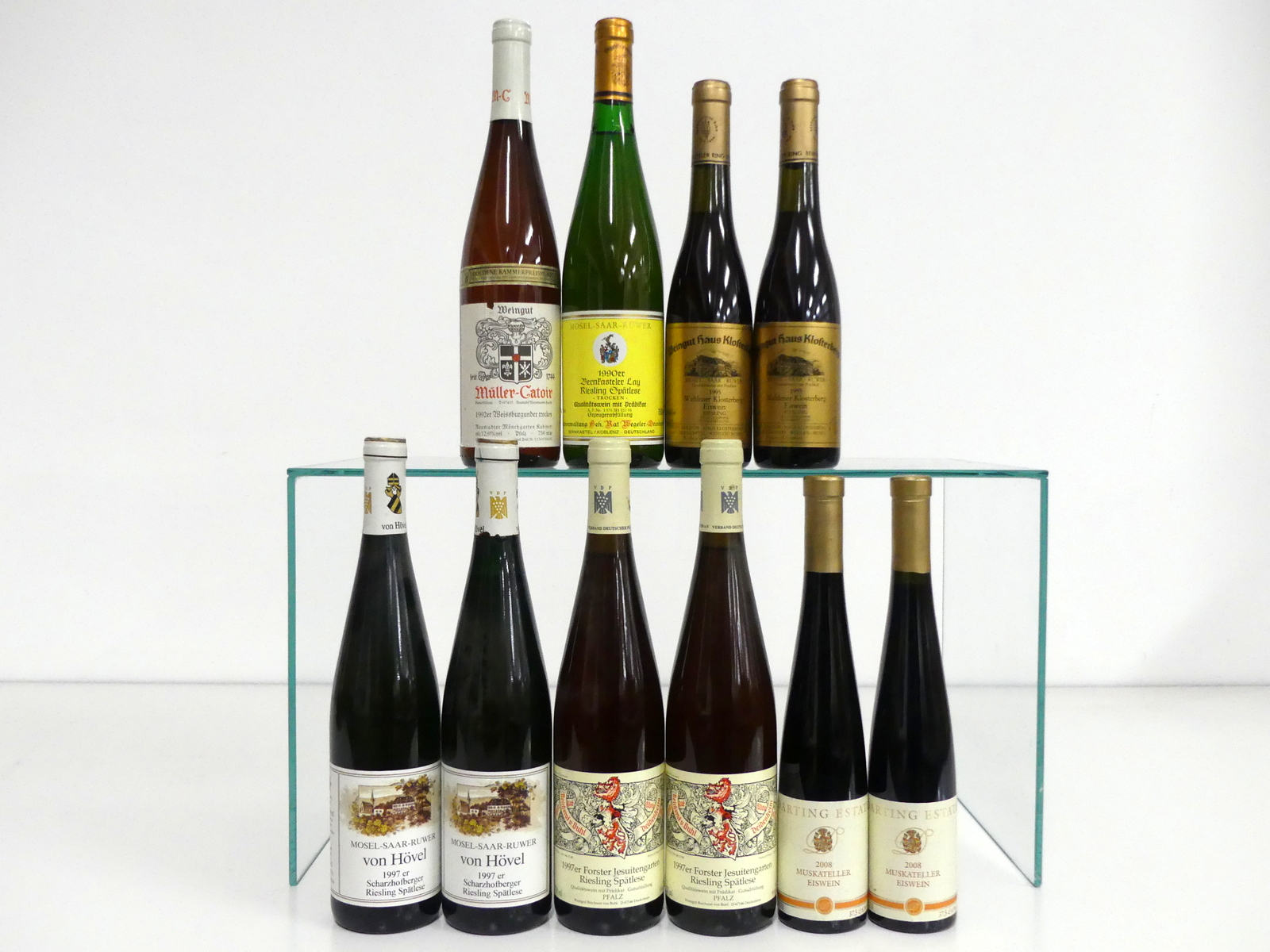 1 bt Muller-Catoir Weissburgunder 1992 Trocken 1 bt Wegeler Deinhard Bernkasteler Lay Riesling