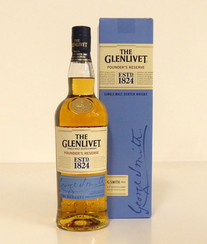 1 70-cl bt The Glenlivet Founders Reserve Single Malt Scotch Whisky 40% oc