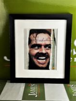SOLD VIA BUY IT NOW-PLEASE DO NOT BID-Jack Nicholson 'The Shining' Signed Picture COA