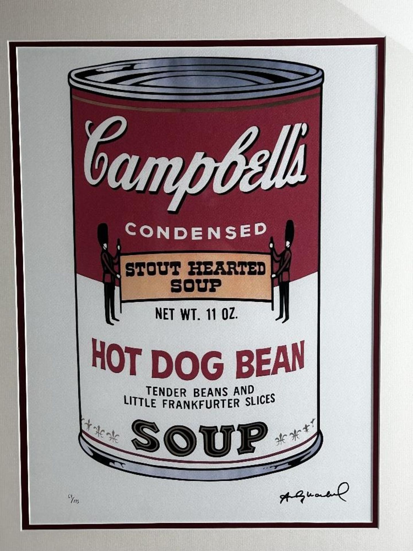 Andy Warhol-(1928-1987) "Campbells Soup" Numbered Lithograph - Image 2 of 6