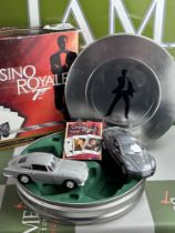 SOLD VIA BUY IT NOW- PLEASE DO NOT BID-James Bond 007 Casino Royal Aston Martin Car Set