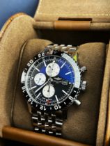 SOLD VIA BUY IT NOW-PLEASE DO NOT BID-Breitling -Chronoliner Chronograph Bracelet Watch