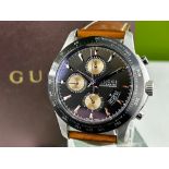 Gucci G "Timeless Classic" Chronograph, Automatic 44m Mens Watch Rrp-£1589