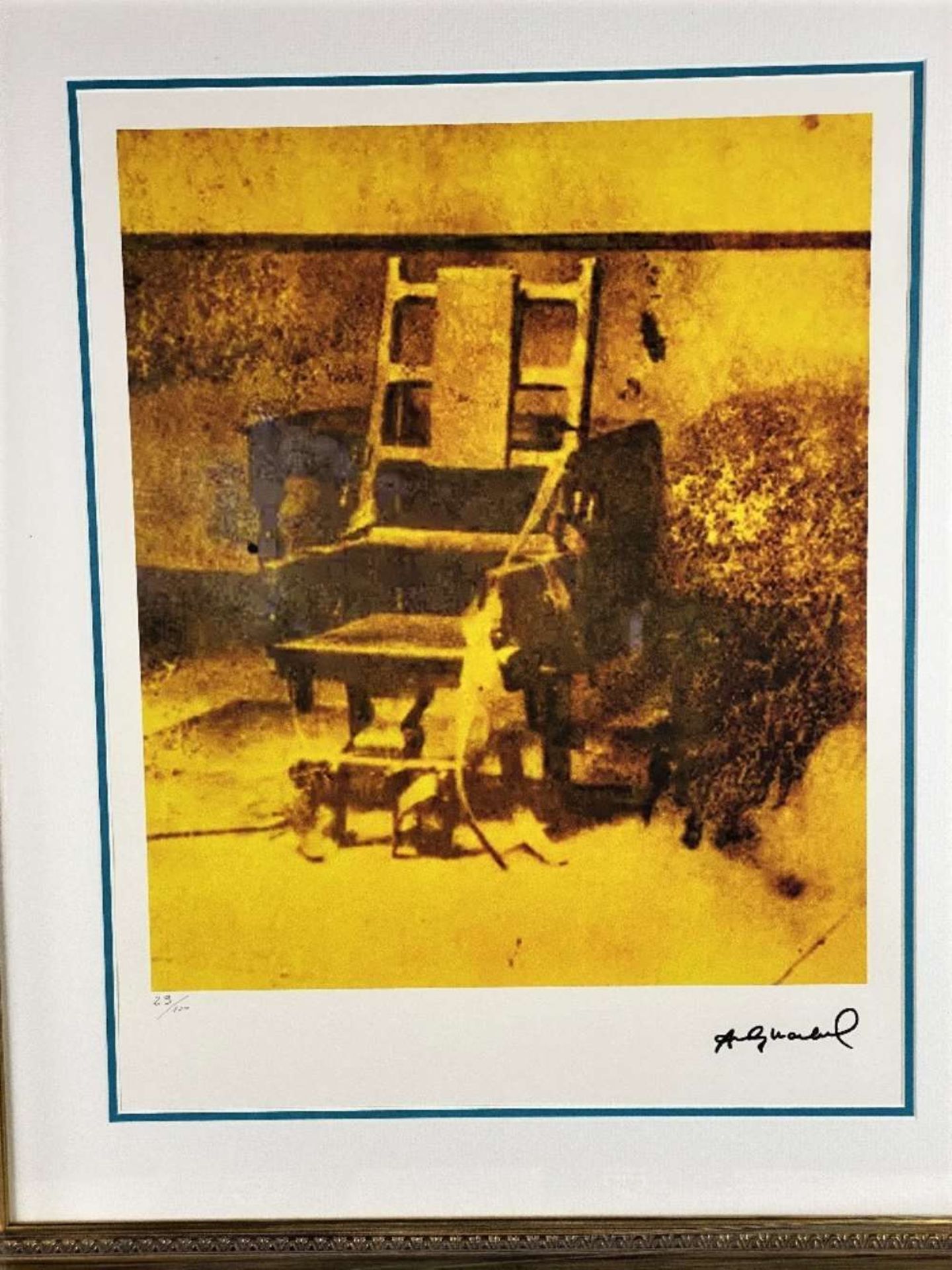 Andy Warhol (1928-1987) “The Chair” Ltd Edition Lithograph - Image 6 of 7