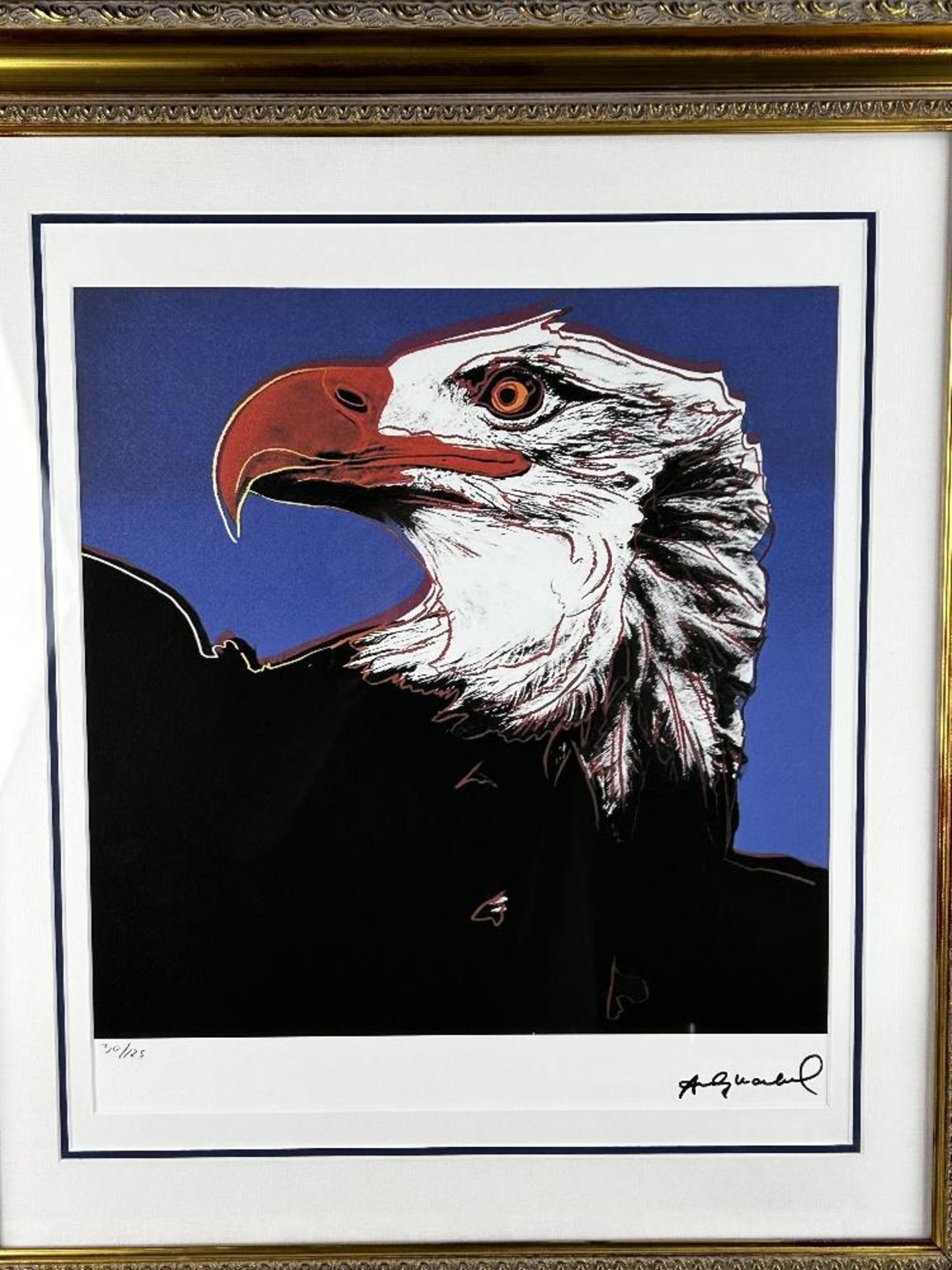 Andy Warhol-(1928-1987) "Eagle" Numbered Lithograph - Image 2 of 7