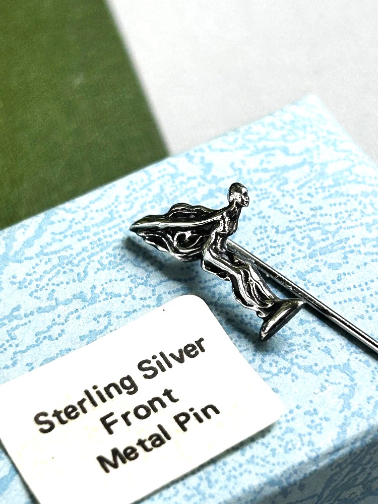 Spirit of Ecstasy Lapel /Tie Pin Sterling Silver Rolls-Royce