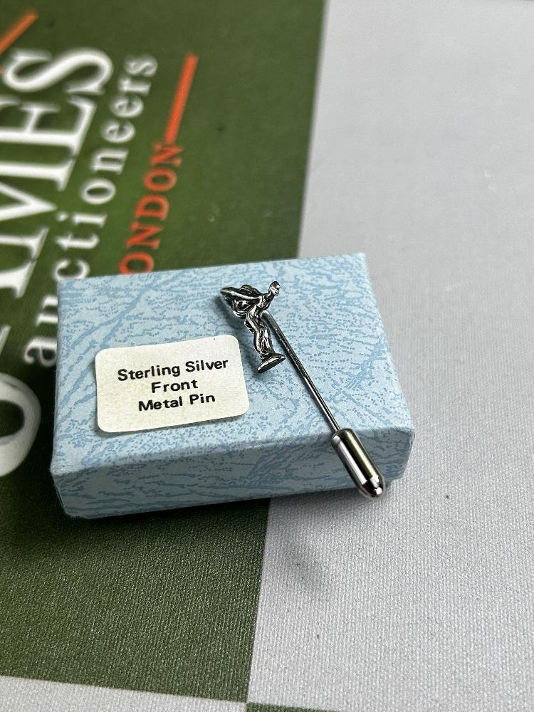 Spirit of Ecstasy Lapel /Tie Pin Sterling Silver Rolls-Royce - Image 3 of 4