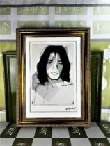 Andy Warhol-(1928-1987) "Jagger" Numbered Lithograph