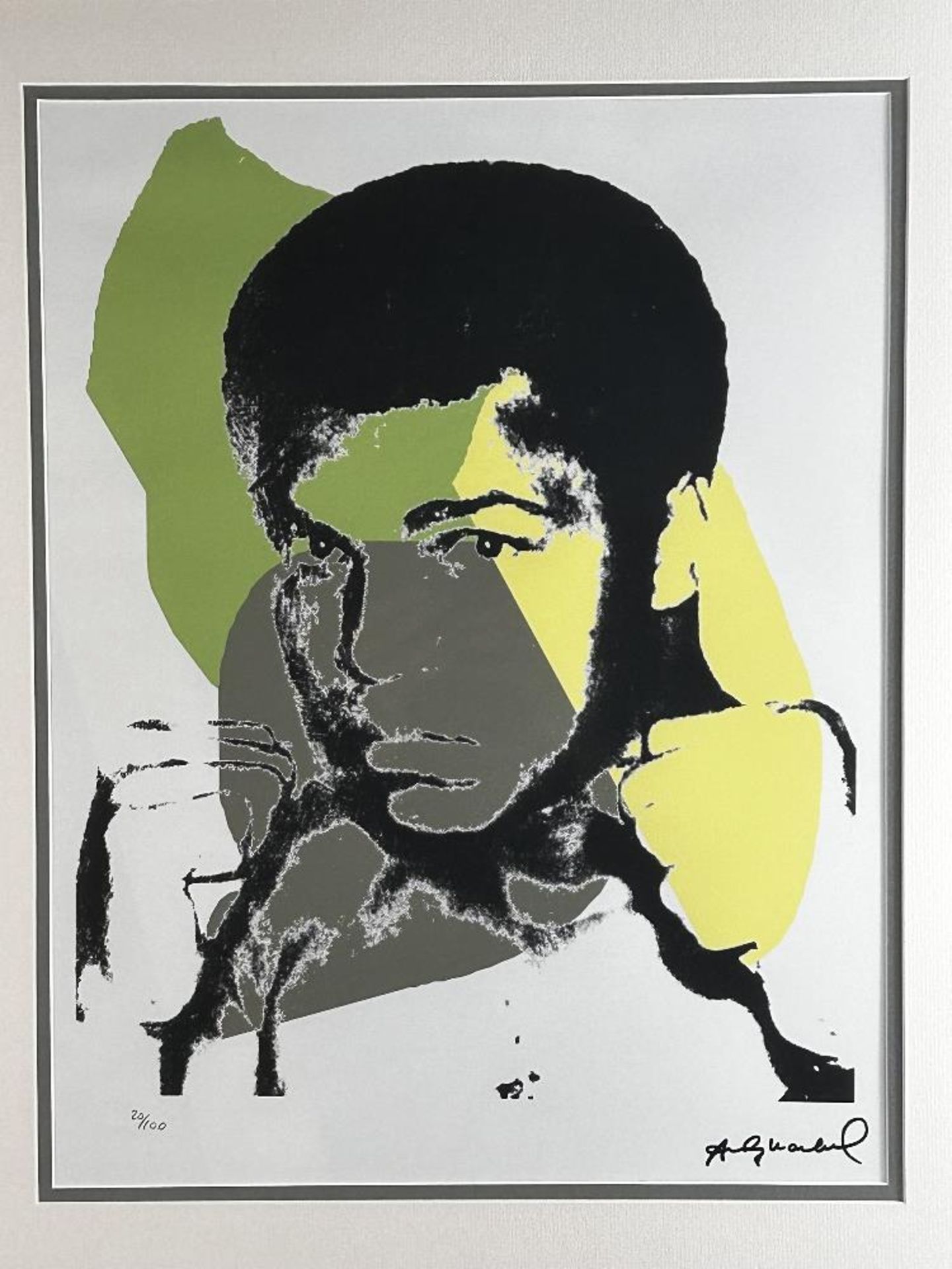 Andy Warhol-(1928-1987) "Muhammad Ali" Numbered Lithograph - Image 2 of 7