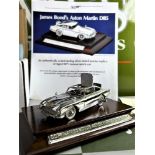 Danbury Mint Silver Plated James Bond 007 Aston Martin DB5