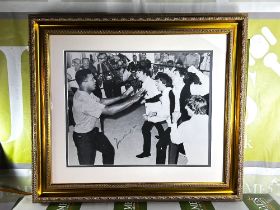 Framed Muhammad Ali & The Beatles - Feb 18th 1964-Signed Photo