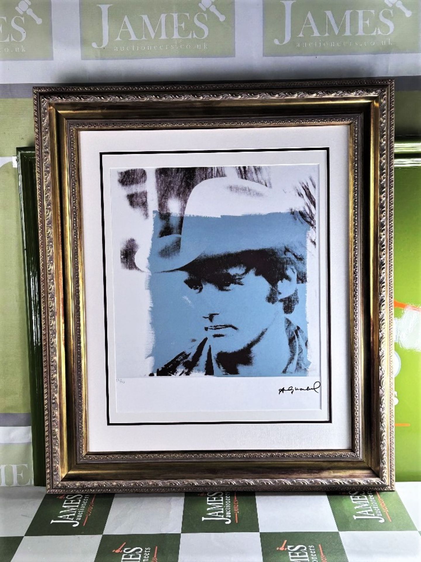 Andy Warhol-(1928-1987) "Dennis Hopper" Numbered Lithograph