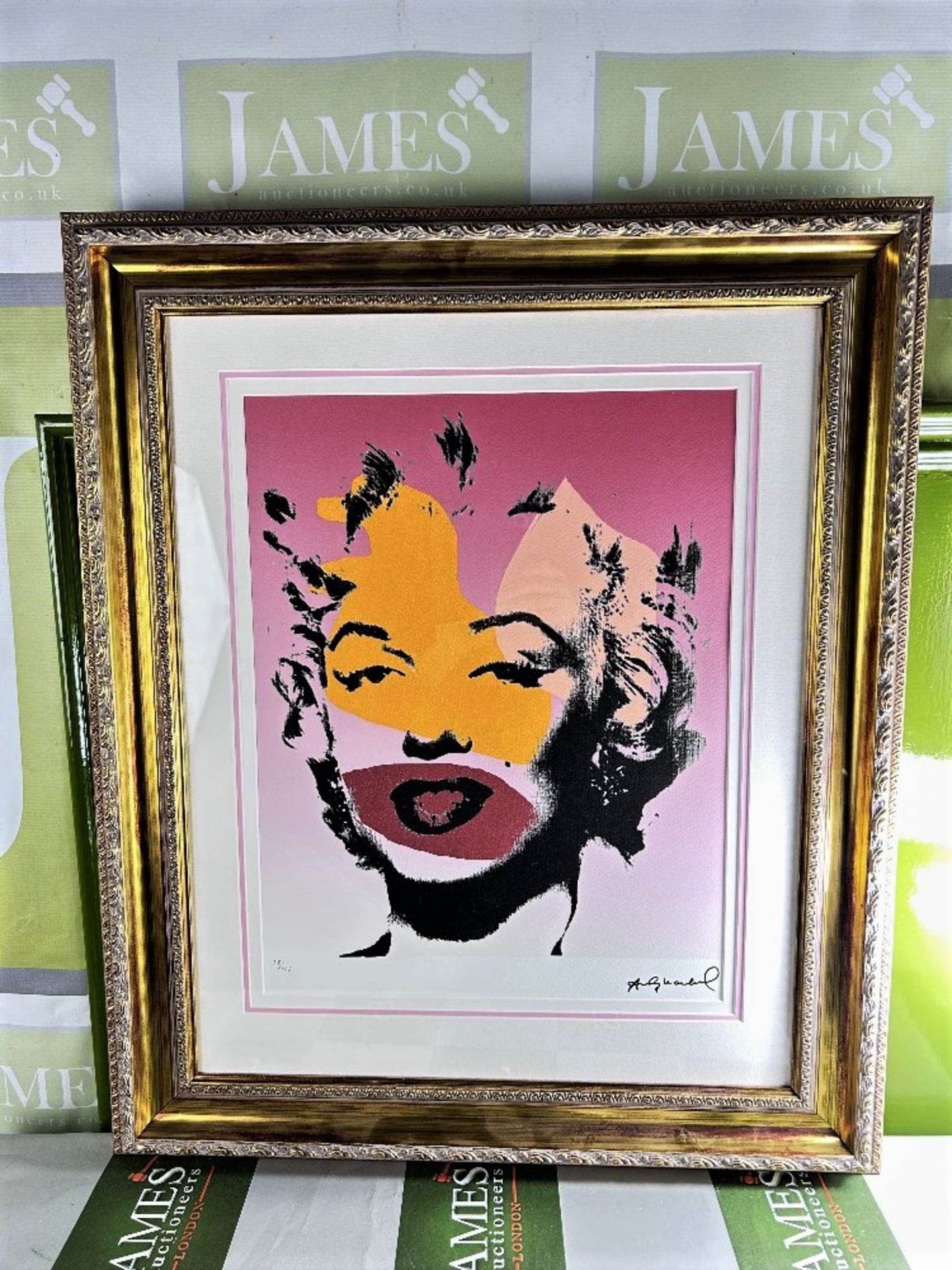 Andy Warhol-(1928-1987) "Marilyn" Numbered Lithograph - Image 7 of 7
