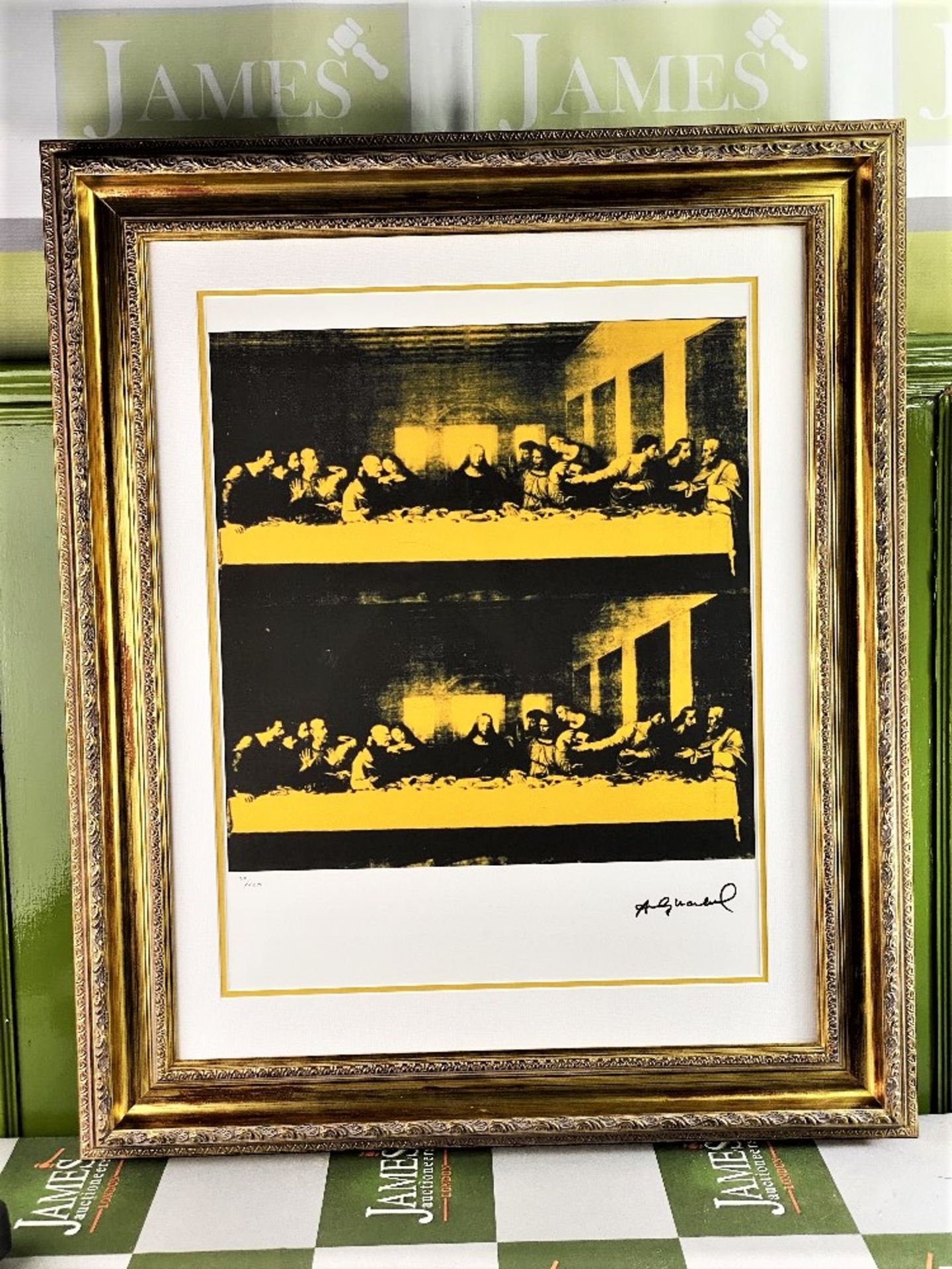 Andy Warhol-(1928-1987) "Last Supper" Numbered Lithograph