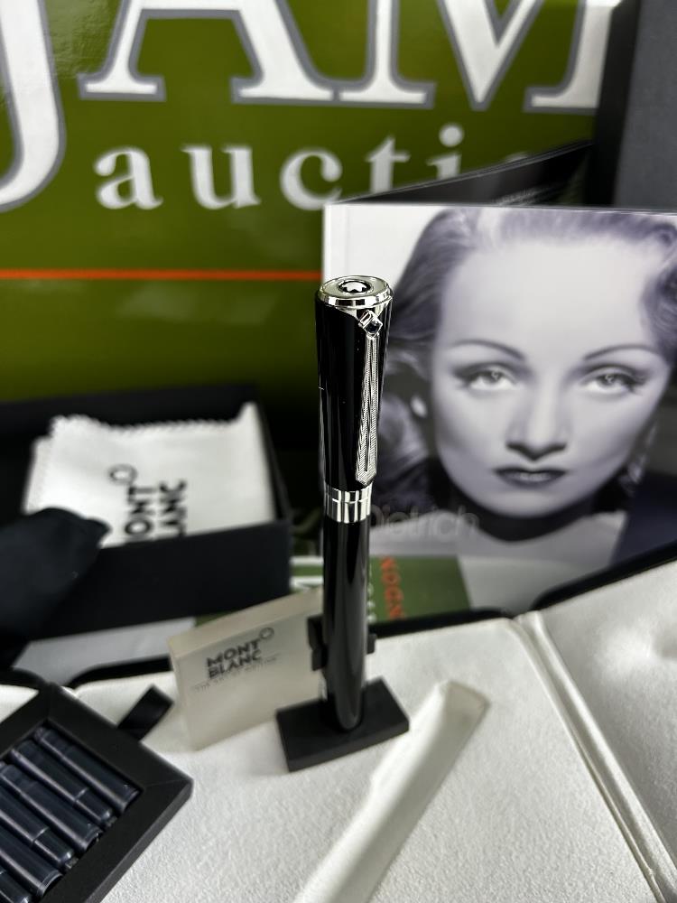 Montblanc Special Edition Marlene Dietrich Fountain Pen-18k Nib - Image 3 of 6