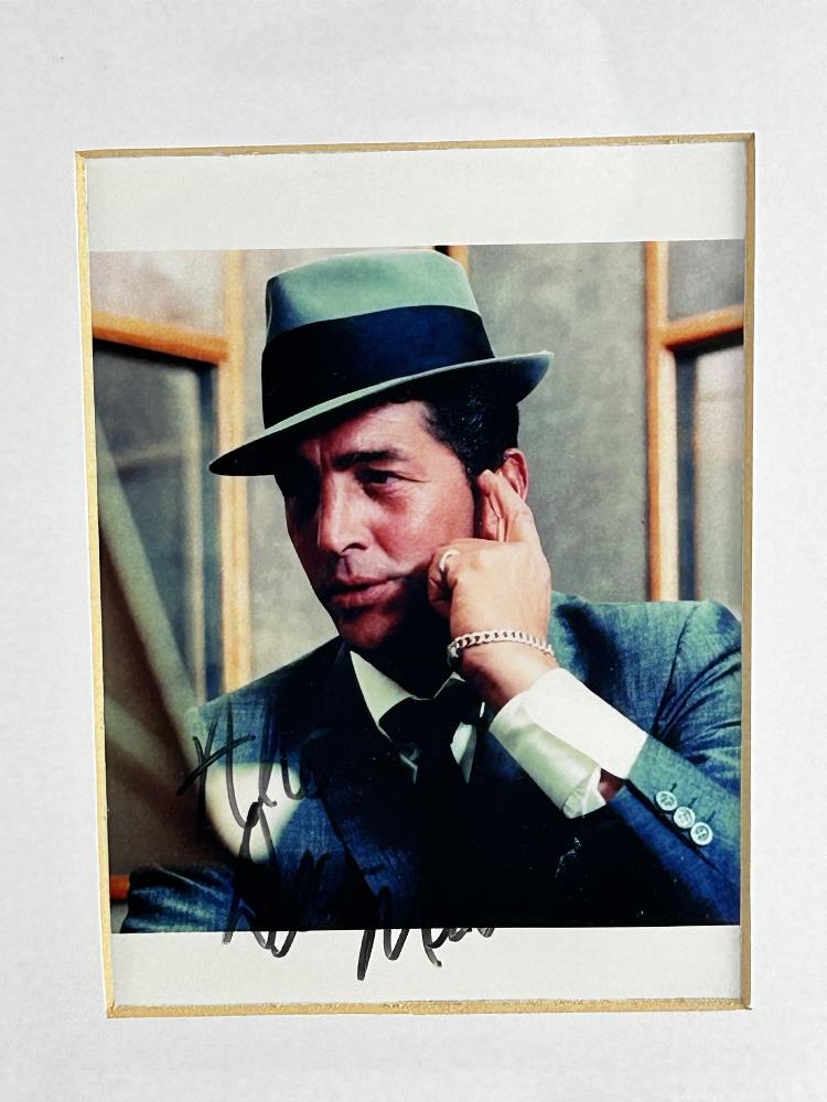 Dean Martin From The Famed Rat Pack Signed Picture - Image 2 of 2