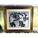 Framed Muhammad Ali & The Beatles - Feb 18th 1964-Signed Photo