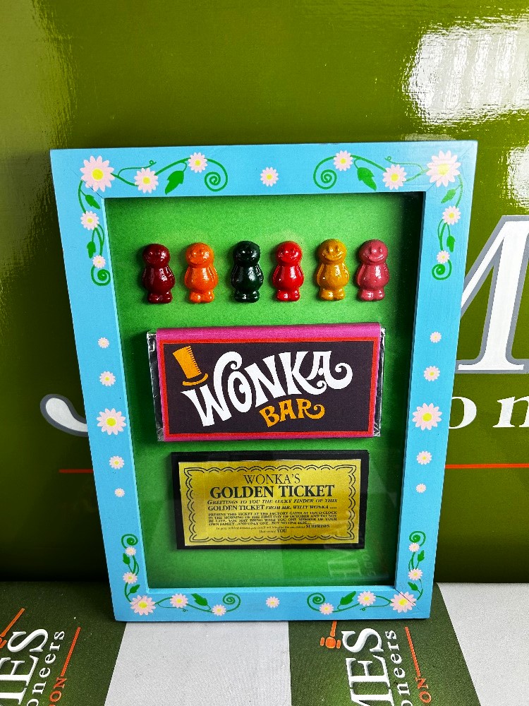 Charlie & Chocolate Factory Wonka Bar & Golden Ticket & Sweets