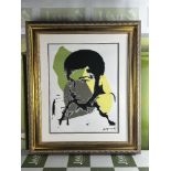 Andy Warhol-(1928-1987) "Muhammad Ali" Numbered Lithograph