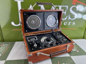 Spirit of St. Louis Radio Alarm Clock Aviator Flight Case S.O.S. Collection.