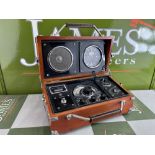 Spirit of St. Louis Radio Alarm Clock Aviator Flight Case S.O.S. Collection.