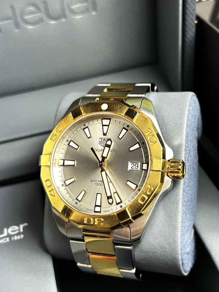 Tag Heuer Aquaracer 42 mm Gold Edition 300m - Image 3 of 5