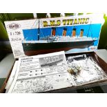 SOLD VIA BUY IT NOW-PLEASE DO NOT BID-Vintage R.M.S Titanic 1:720 Scale Motorised Model