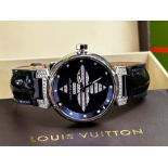 Louis Vuitton Paris Factory Set Diamond Tambour Forever -Rrp £4495