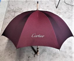 Cartier Paris - Umbrella Veritable Cherbourg Burgundy 100