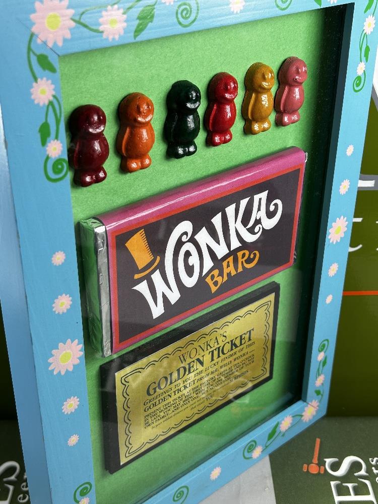 Charlie & Chocolate Factory Wonka Bar & Golden Ticket & Sweets - Image 4 of 4